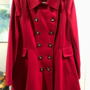 Via Spiga  Red Coat Size 16  (BRAND NEW NWT) Never Worn
